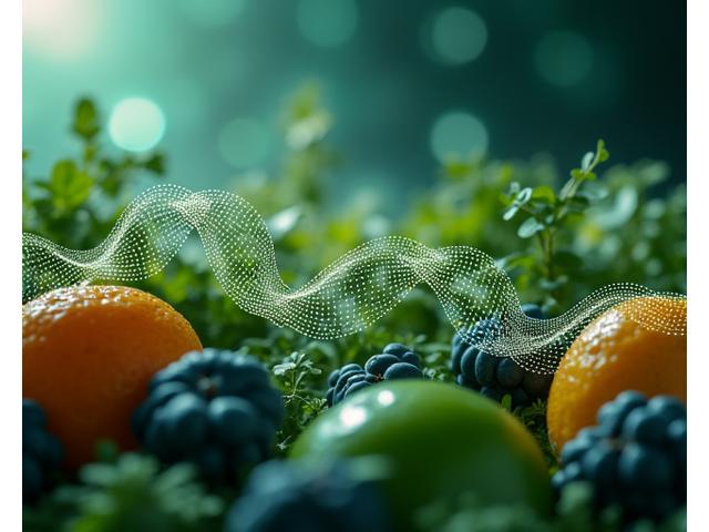 Cientista analisando dados metabólicos em um laboratório moderno