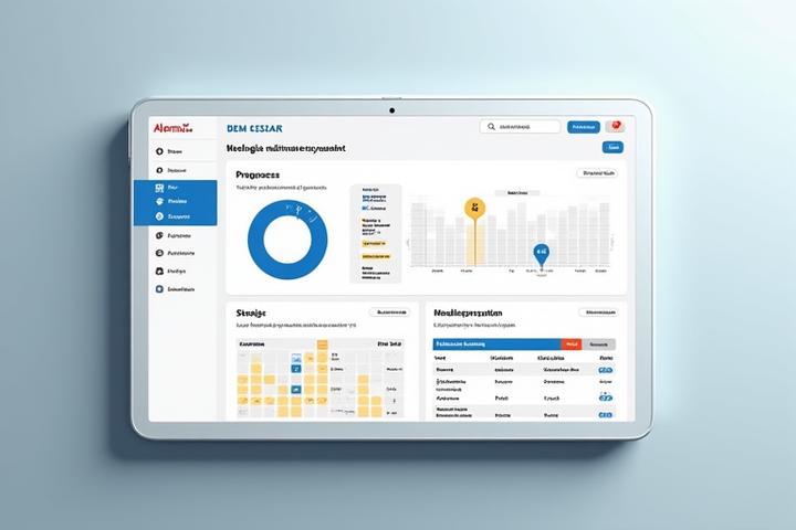 Captura de tela do painel da plataforma AlmaViva mostrando gráficos de progresso e recomendações personalizadas.